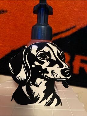 Dashound bath and body works soap holder
